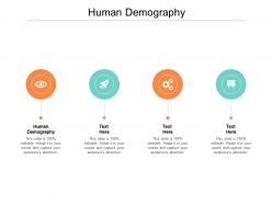 Human demography ppt powerpoint presentation model templates cpb