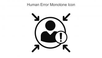 Human Error Monotone Icon In Powerpoint Pptx Png And Editable Eps Format