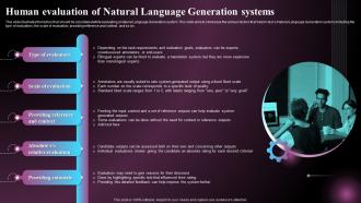 Human Evaluation Of Natural Language Generation Systems Ppt Ideas