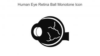 Human Eye Retina Ball Monotone Icon In Powerpoint Pptx Png And Editable Eps Format