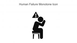 Human Failure Monotone Icon In Powerpoint Pptx Png And Editable Eps Format