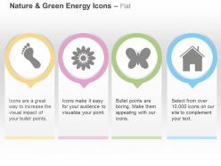 Human foot nuclear energy home ppt icons graphics