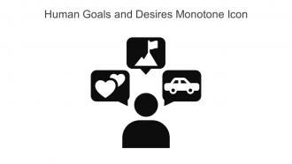 Human Goals And Desires Monotone Icon In Powerpoint Pptx Png And Editable Eps Format
