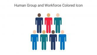 Human Group And Workforce Colored Icon In Powerpoint Pptx Png And Editable Eps Format