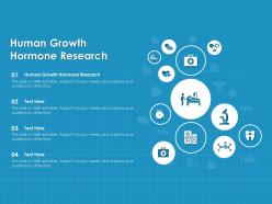 Human growth hormone research ppt powerpoint presentation model templates