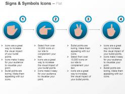 Human Hands Level Indication Ppt Icons Graphics