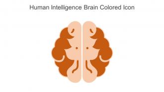 Human Intelligence Brain Colored Icon In Powerpoint Pptx Png And Editable Eps Format