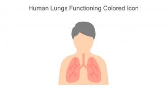 Human Lungs Functioning Colored Icon In Powerpoint Pptx Png And Editable Eps Format