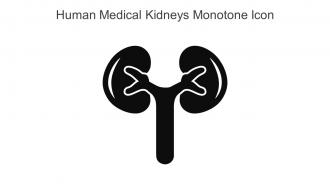 Human Medical Kidneys Monotone Icon In Powerpoint Pptx Png And Editable Eps Format