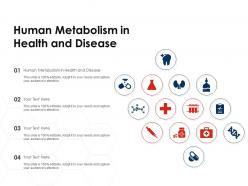 Human metabolism in health and disease ppt powerpoint presentation graphics example