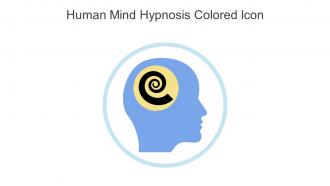 Human Mind Hypnosis Colored Icon In Powerpoint Pptx Png And Editable Eps Format