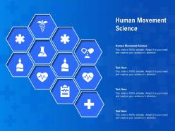 Human movement science ppt powerpoint presentation infographics sample