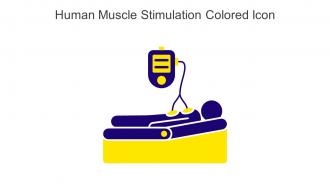 Human Muscle Stimulation Colored Icon In Powerpoint Pptx Png And Editable Eps Format