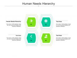 Human needs hierarchy ppt powerpoint presentation portfolio infographics cpb