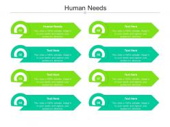 Human needs ppt powerpoint presentation pictures shapes cpb