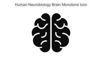 Human Neurobiology Brain Monotone Icon In Powerpoint Pptx Png And Editable Eps Format