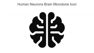 Human Neurons Brain Monotone Icon In Powerpoint Pptx Png And Editable Eps Format