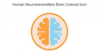 Human Neurotransmitters Brain Colored Icon In Powerpoint Pptx Png And Editable Eps Format