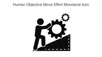 Human Objective Move Effort Monotone Icon In Powerpoint Pptx Png And Editable Eps Format