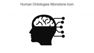 Human Ontologies Monotone Icon In Powerpoint Pptx Png And Editable Eps Format