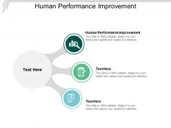 Human performance improvement ppt powerpoint presentation slides display cpb