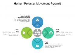 Human potential movement pyramid ppt powerpoint presentation shapes cpb
