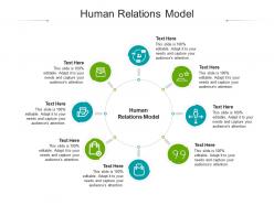 Human relations model ppt powerpoint presentation show display cpb