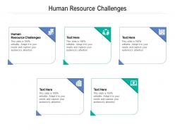 Human resource challenges ppt powerpoint presentation infographic template graphic images cpb