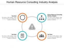 Human resource consulting industry analysis ppt powerpoint presentation inspiration diagrams cpb