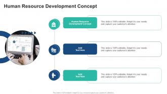 Human Resource Development Concept In Powerpoint And Google Slides Cpb