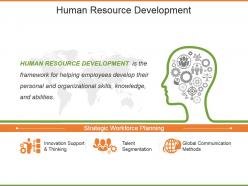 Human resource development powerpoint slide backgrounds
