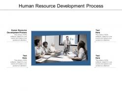 Human resource development process ppt powerpoint presentation gallery files cpb