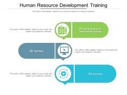 Human resource development training ppt powerpoint presentation layouts picture cpb
