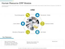 Human resource erp module erp system it ppt guidelines