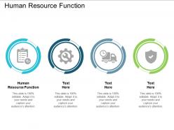 Human resource function ppt powerpoint presentation template cpb