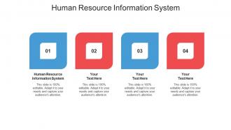 Human resource information system ppt powerpoint presentation styles show cpb