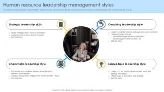 Human Resource Leadership Management Styles