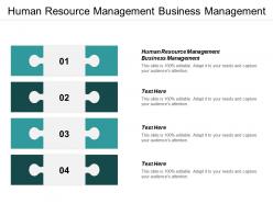 Human resource management business management ppt powerpoint presentation icon good cpb