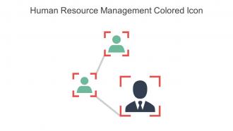 Human Resource Management Colored Icon In Powerpoint Pptx Png And Editable Eps Format