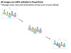 Human resource management diagram flat powerpoint design