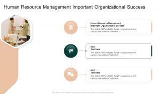 Human Resource Management Important Organizational Success In Powerpoint And Google Slides Cpb
