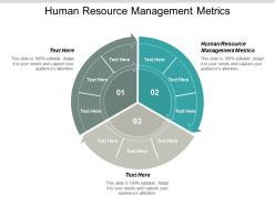 Human resource management metrics ppt powerpoint presentation infographics maker cpb