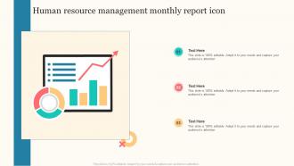 Human Resource Management Monthly Report Icon