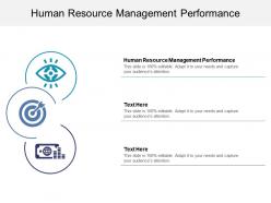 Human resource management performance ppt powerpoint presentation infographics cpb
