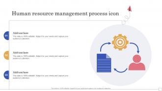 Human Resource Management Process Icon