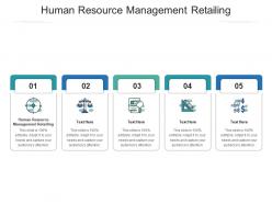 Human resource management retailing ppt powerpoint presentation icon format cpb