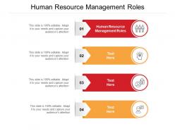 Human resource management roles ppt powerpoint presentation layouts grid cpb