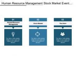 Human resource management stock market event sponsorship business plan cpb