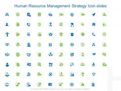Human resource management strategy icon slides growth l904 ppt icon