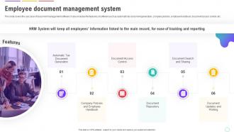 Human Resource Management System Employee Document Management System
